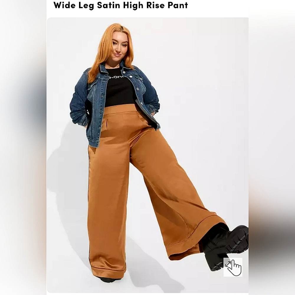 Torrid Wide Leg Satin Pants